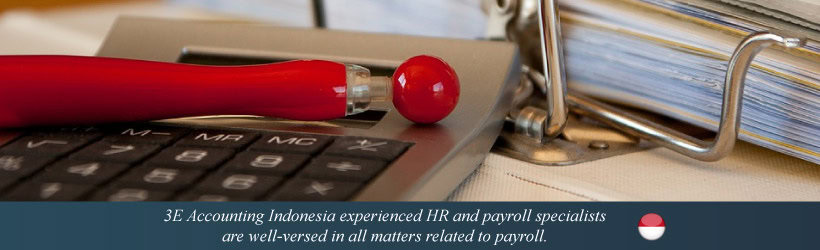 3E Accounting Indonesia experienced HR and payroll specialists are well-versed in all matters related to payroll. 