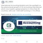 International Accounting Bulletin: 3E Accounting Goes Global