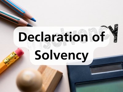 Declaration of Solvency