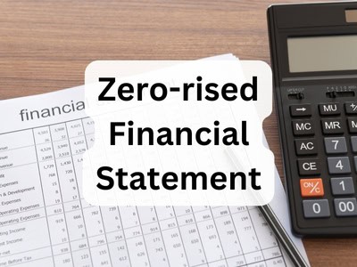 Zero-Rised Financial Statement